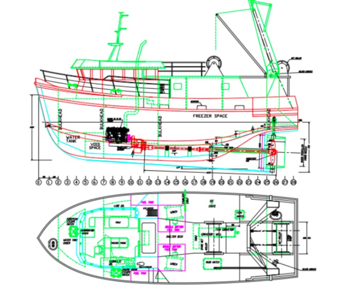 17m Succesful Steel Fishing Trawler FV Endeavour, designed and built