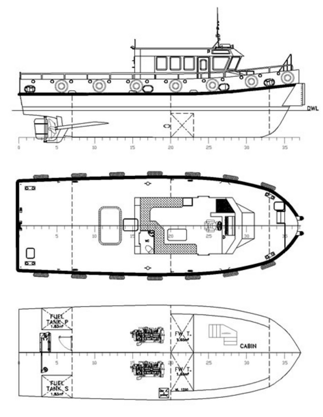 NEW BUILD - 15m Mooring Boat M038 - SeaBoats